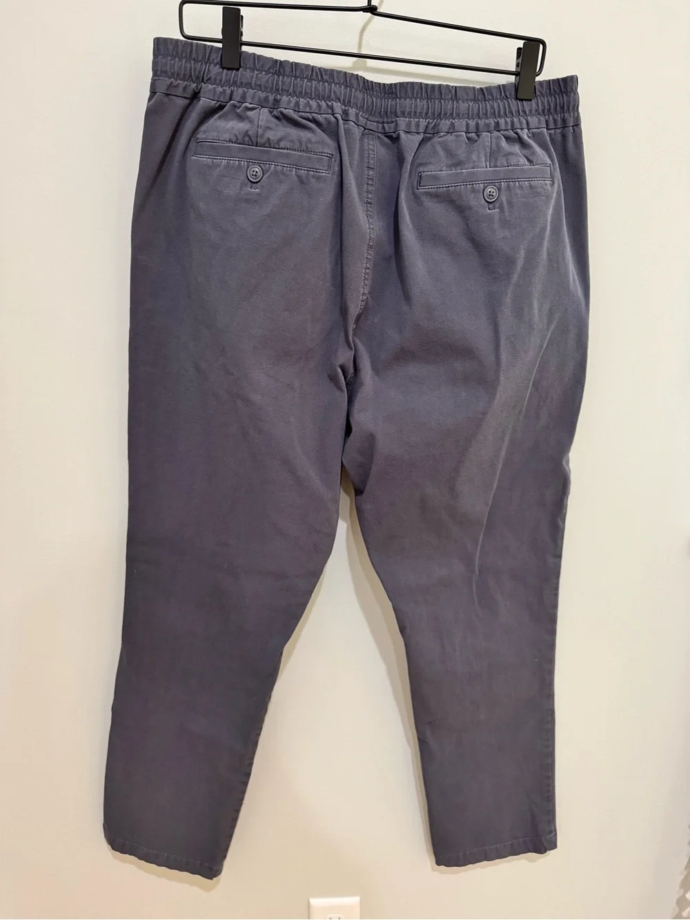J. Crew Men's Drawstring Chinos in Slate Blue